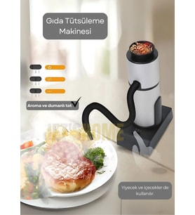 Gıda Tütsüleme Makinesi Aroma Tatlandırıcı İçecek Dumanlama Makinesi Krom