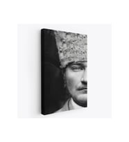Atatürk Portre Tablosu Mustafa Kemal Atatürk Dekoratif Kanvas Tablo-FP-140