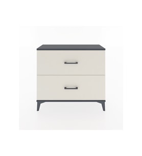 Arges Şifonyer 2 Çekmeceli 88x30x80 Antrasit-Aytaşı