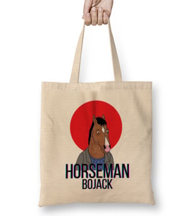 Bojack Horseman Bez Çanta Uzun Saplı