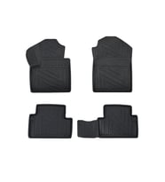Ford Connect 2013-2022 ile Uyumlu Carbon Desenli Ultra Premium Havuzlu Oto Paspas (Çok Renkli)