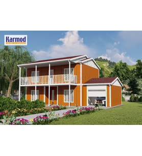 196 m2 Dubleks Prefabrik Villa