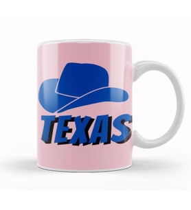 Texas Vintage Gift Kupa Bardak Porselen