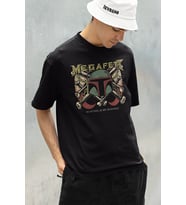 Megadeth Hunting Is My Business Baskılı Unisex Oversize Tişört