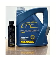 2025 Üretimli 10W40 Molibdenli 5L Motor Yağı ve Injector Cleaner Benzin Enjektör Katkısı