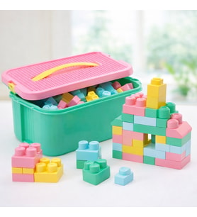 Playtoys 48 Parçalı Yumuşak Lego Seti İlk Bloklarım Gelişim Oyuncakları
