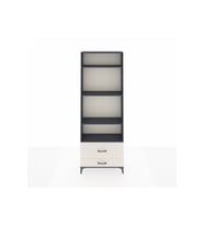 Arges Dolap 4 Raflı 2 Çekmeceli 88x30x243 Antrasit-Aytaşı
