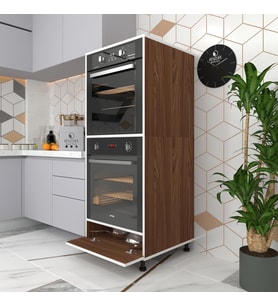 Kenzlife fırın dolabı halime cvz 145*60*56 mutfak kapaklı ayaklı banyo kiler ofis