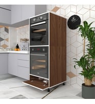 Kenzlife fırın dolabı halime cvz 145*60*56 mutfak kapaklı ayaklı banyo kiler ofis