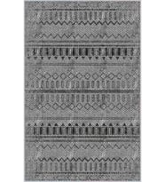 Eliana Home Baskılı, Yıkanabilir Kaymaz Taban Salon Halısı LNA0056-SD1173 100x150 cm (Gri)