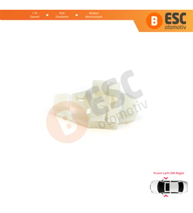 Citroen Xsara N2 N0 1997-2010 3/5-Kapı 9221H4  İçin Ön Sol veya Sağ Kapı Cam Kriko Tamir Klipsi A