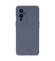 One Plus 9 Kılıf Nano İçi Kadife Silikon - Gri