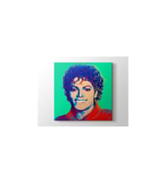 DBSanatevi Andy Warhol - Michael Jackson Tablo 60 X 60 Cm