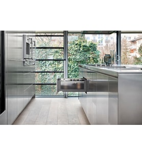 Blum Legrabox Free C Yüksek Camlı Yanaklı 50 cm. Frenli Blumotion Orion Gri Antrasit Çekmece Rayı