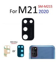 Samsung Galaxy M21 Arka Kamera Camı Lens Yapışkanlı