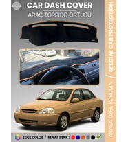 KİA RİO (2000-2005) Torpido Örtüsü Ön Panel Torpido Koruma Tam Uyum Araca Özel Kaymaz Kolay Montaj