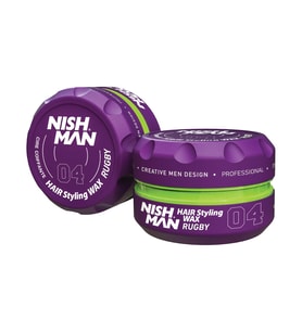 NISHMAN 04 Saç Şekillendirici Ultra Sert Parlak Wax 100 ML