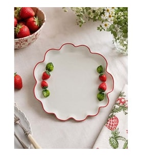ÇİLEK SUNUM TABAK YUVR 34CM -AROW