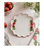 ÇİLEK SUNUM TABAK YUVR 34CM -AROW