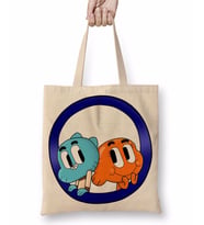 Darwin Watterson Gumball Bez Çanta Uzun Saplı