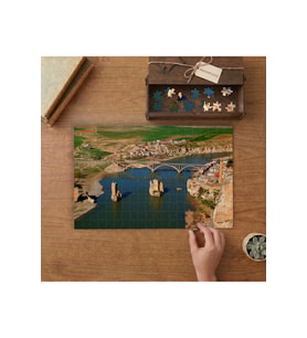 Hasankeyf - Batman Tasarımı 240 parça Ahşap Puzzle Ahşap Kutuda MP08772