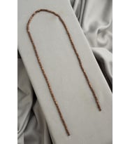 Hematit Doğal Taş Mat Kahverengi Küre Kesim 2x4mm Dizi