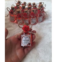 Çiçekli Hediyelik Kolonya Şişesi, Nikah Şekeri, Bebek Şekeri