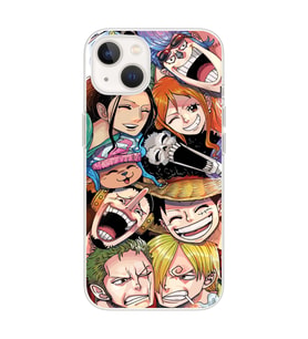 Iphone 14 Uyumlu One Piece Tasarımlı Şeffaf Telefon Kılıfı