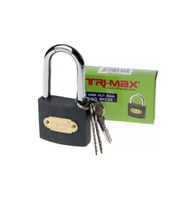 Tri-max Gri Döküm Uzun Asma Kilit 25 mm BAYTEC