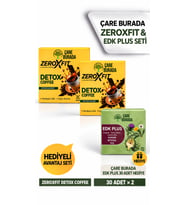 Çare Burada Zeroxfit Detox Coffee L-Carnitine Ginseng Detoks Kahvesi (30 Adet x 2 Kutu) - EDK Plus B