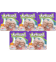 Actual Yetişkin Bezi Bel Bantlı M - Medium - Orta 150 Adet (5PK*30)