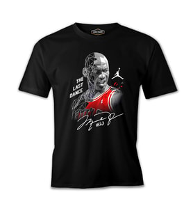 MJ - Last Dance Siyah Erkek Tshirt