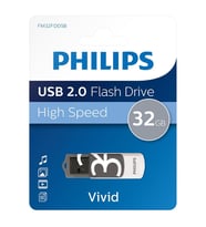 Philips Vivid Serisi 32GB USB 2.0 Super Speed Flash Bellek (FM32FD00B/00)