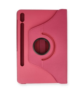 Galaxy T870 Tab S7 11 Kılıf 360 Tablet Deri Kılıf - Pembe
