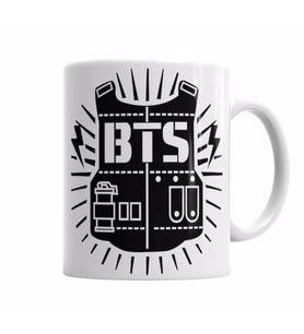 BTS Kore Müzik Kupa Bardak Porselen