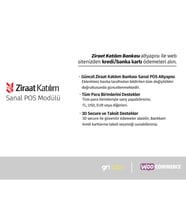WooCommerce / Wordpress - Ziraat Katılım Sanal POS Modülü