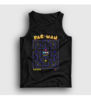 Presmono Unisex Siyah Map Pac Man Pacman Atlet 312058tt