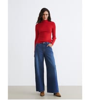 LCW Jeans İndigo Wideleg Kadın Jean Pantolon