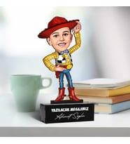 Oyuncak Kovboy Çocuk Karikatürlü Biblo