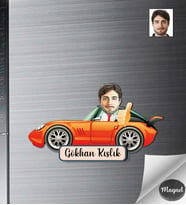 Kişiye Özel Erkek Ahşap Magnet -25