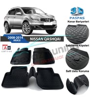 Nissan Qashqai Havuzlu 3D Paspas Niken Siyah 2008-2014