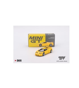Mini GT BL 866 Bugatti EB110 Super Sport Giallo Bugatti 1/64 Model Araba (Sarı)