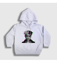 Presmono Unisex Çocuk Beyaz Pray XXXTentacion Kapüşonlu Sweatshirt 48684tt