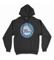 Philidephia 76ers Siyah Kapşonlu Sweatshirt Hoddie