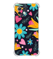 PrintiFy Xiaomi Mi 11 Lite Uyumlu Retro Color 1 Baskılı Şeffaf Köşe Korumalı Antişok Kılıf