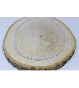 Morganit Taşı Rondela Faset Kesim 4*3mm YARIM Dizi (17cm uzunluğundadır)