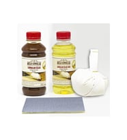 Doğal Ahşap Cila Seti Gomalak 250 ml + Cila Yağı 250 ml + Sürme Topu + Zımpara