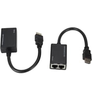 5747 Hdmi Rj45 Cat5e 6 Extender Uzatıcı Uzatma Aparatı Adaptör 1080p CAT 5e veya CAT 6 kablosu üzerinden sinyal göndererek HDMI uyumlu sinyalinizi uzun mesafelerde uzatın.