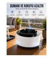 Mey İthalat® Elektronik Küllük Duman Giderici Hava Temizleyici
