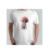 KİŞİYE ÖZEL ASTRONOT BASKILI T-SHİRT